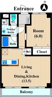 ベルドミール【4階】の間取り