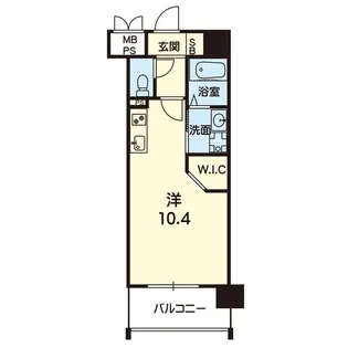 テクノパレス THE YUUKI【6階】の間取り