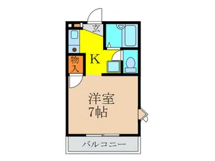 パープルハイム【2階】の間取り
