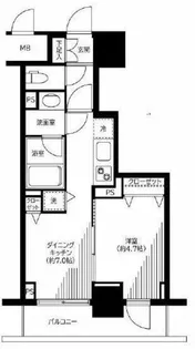 銀座レジデンス伍番館【4階】の間取り
