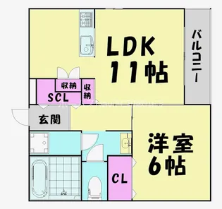 グランジオ【1階】の間取り