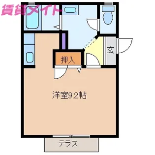 シトラスの風 B【1階】の間取り