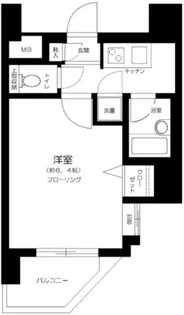 パレステュディオ芝浦TOKYOBAY【2階】の間取り