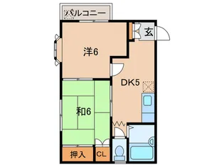 ルブラン平塚【2階】の間取り