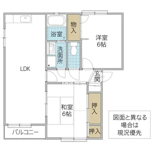 ドルフケルン C棟【2階】の間取り