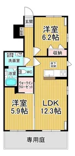 Le Lien (ル リアン)V【1階】の間取り