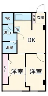 パラシオ美合【5階】の間取り