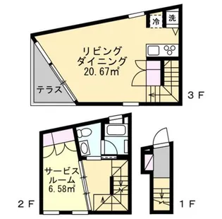 MTUHAUS【3階】の間取り