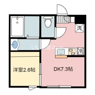 レブロン籠原【1階】の間取り