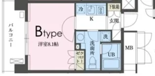 ガレリア東新宿【2階】の間取り