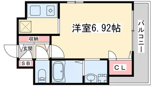 ラフォンテ十三【7階】の間取り