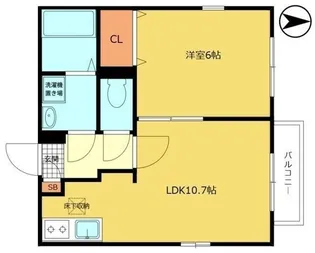 メゾンLEGACY【1階】の間取り