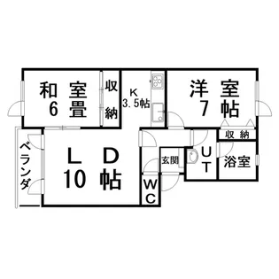 メゾンド・マーレ【1階】の間取り