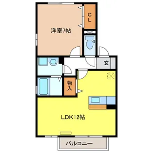 フェリーチェ【2階】の間取り