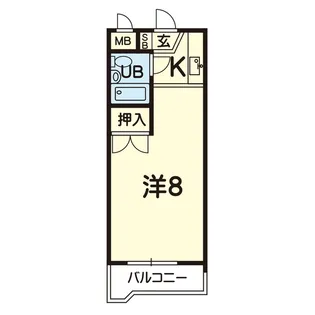 シャルム熊本No.1【3階】の間取り