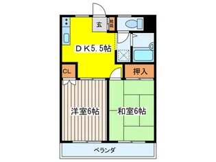 モンシャト-フジ【2階】の間取り