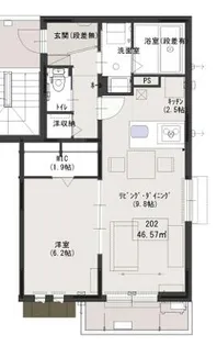 プランドール元町【2階】の間取り
