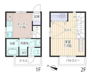 リヴィエール【1階】の間取り