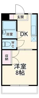 サンルート第二マンション【3階】の間取り