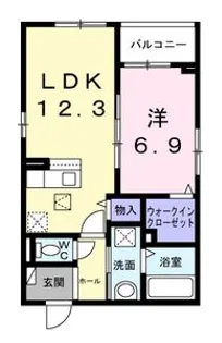ハレプア【3階】の間取り