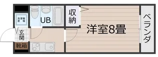 東和館鹿児島【4階】の間取り
