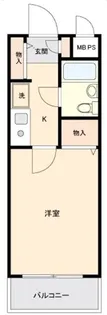 ミリオンコート富士見台【3階】の間取り