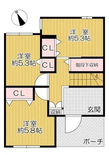 PROS TERRACE NORTH【1階】の間取り