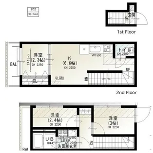 ソルナクレイシア荻窪IV【3階】の間取り