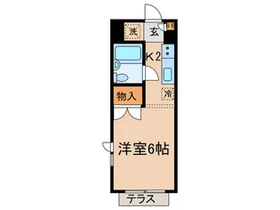 ラ・カ-サ・ミア【1階】の間取り
