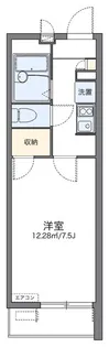 レオパレス花水木【2階】の間取り