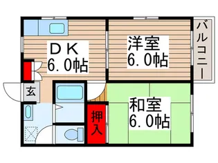 セントヒルズ北初富【2階】の間取り