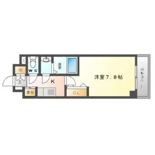 リアライズ門真本町【8階】の間取り