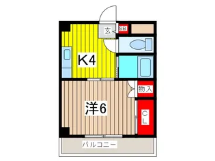 K・Tサンライト【2階】の間取り
