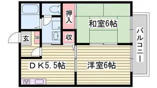 サンライズM【1階】の間取り
