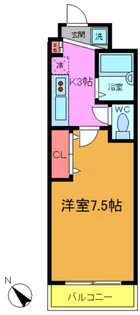 ヴィクトリアン【3階】の間取り