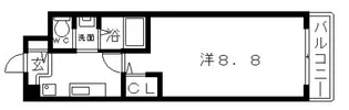 マンション芦紅【6階】の間取り
