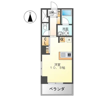 鶴舞ガーデンコート【1階】の間取り
