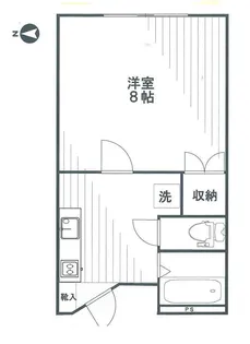 エスペランサ隆美【1階】の間取り