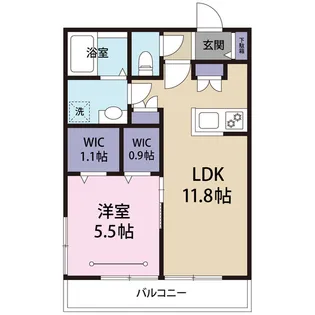 カーサ リキ【2階】の間取り
