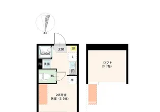 エール新桜台【2階】の間取り