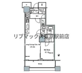 THETOKYOTOWERSMIDTOWERS【16階】の間取り