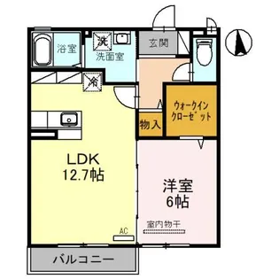 クオーレ【1階】の間取り