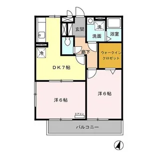 ステイ ドリーム ヒロ【2階】の間取り