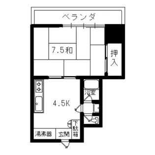 カーサ・ディ・ソーレ【2階】の間取り