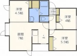 エーピークリスタル【1階】の間取り