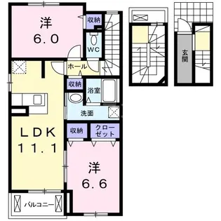 フィリップ シャトリエ【3階】の間取り