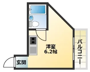 JPアパートメント東住吉III【3階】の間取り