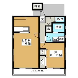 Amber K【3階】の間取り