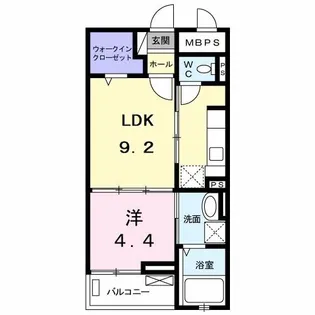 プリマベーラ 多摩【3階】の間取り