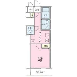 ラビアンローズ【2階】の間取り